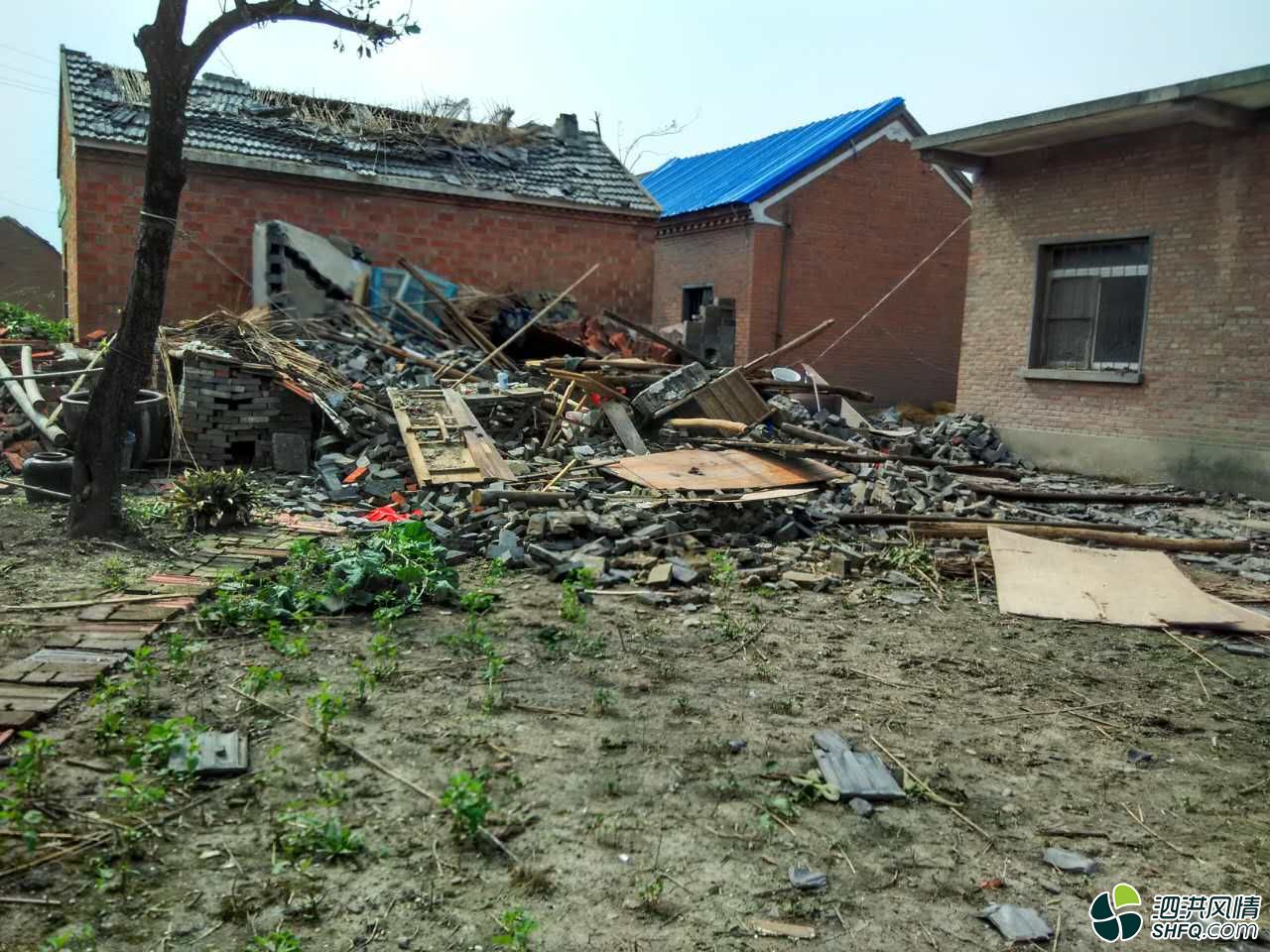 盐城阜宁遭遇龙卷风冰雹灾害泗洪农村淘宝人第